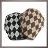One Limitation Argyle Check Hunting Golf and CP673 Cap, Cap, Travel, Outdoor, Men's Women's, (Brown)