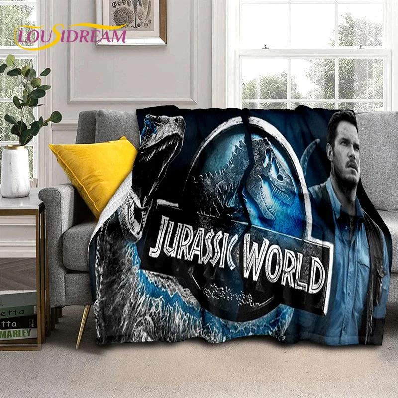 3D Cartoon Jurassic Park Dinosaur Dino Soft Flannel Blanket for Beds Bedroom Sofa Picnic,Throw Blanket for Outdoors Leisure Gift