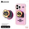 Hermit Crab Toast-Themed iPhone 16/17 Case with Stand & Anti-Lost Wrist Strap