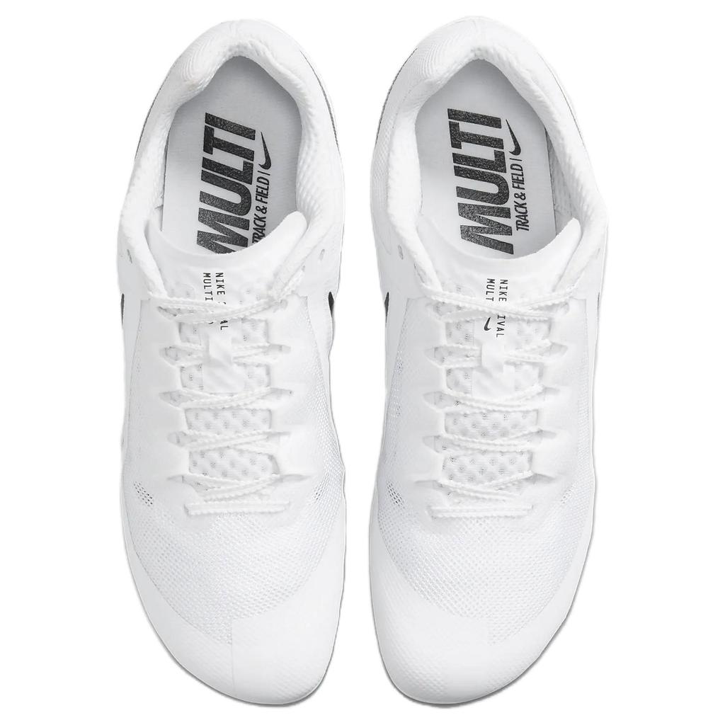 Nike Zoom Rival White Metallic Silver Black Unisex Sneakers FZ9664-100