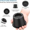 4Pcs Heavy Duty Furniture Riser Round Rubber Sofa Riser Supports Up to 6000 lbs for Sofa Table Bed Chair Bottom Leg Raiser