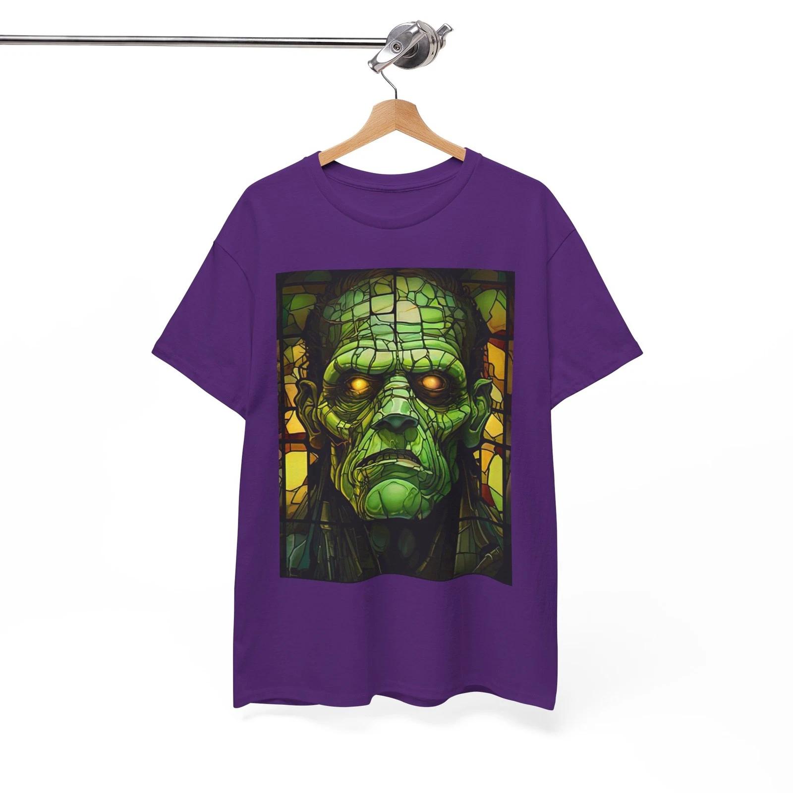 Spooky Halloween Unisex Heavy Cotton Tee, Horror Graphic Shirt, Monster [...] XL