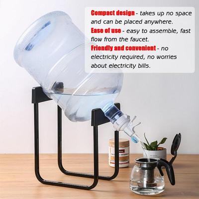 Support de seau d'eau pure Support d'eau en baril Pompe à eau Distributeur d'eau inversé Grand seau d'eau Distributeur d'eau simple