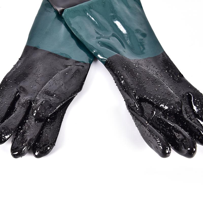 24" Labour Protection Gloves For Sand Blasting Cabinet Sandblaster