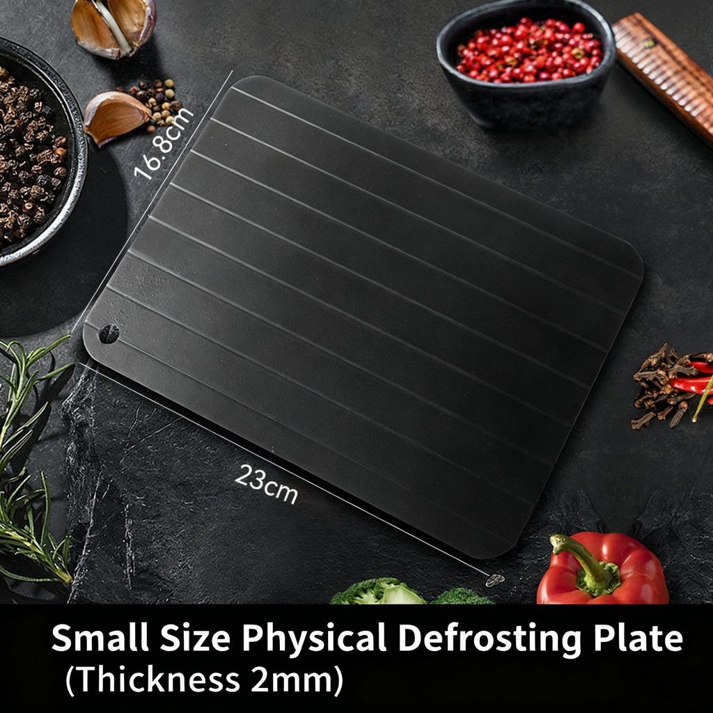 1pcs Aluminum Alloy Rapid Defrosting Tray Quick Thawing Cold Steak Fish Fruit Meat Food Defrosting Board Household Kitchen Tools