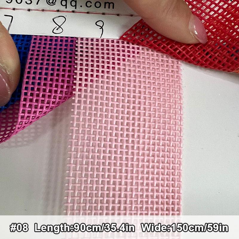 Tkanina siatkowa Teslin, Dostępna w wielu kolorach, Wodoodporny materiał PVC do majsterkowania na torby siatkowe, Tkanina na krzesła biurowe i plażowe