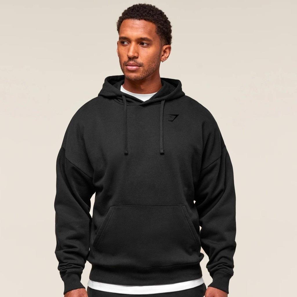 Sweat à capuche tendance en coton pour homme pour la salle de sport et la course à pied