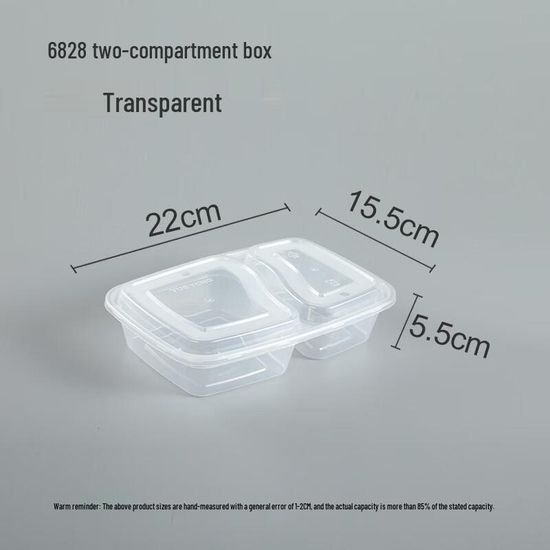 Disposable Rectangular Takeaway Lunch Boxes