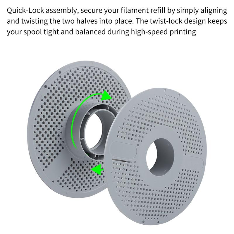 Pro 3D tiskárnu Bambu Lab Vysokoteplotní stojan na materiál Opakovaně použitelný držák na cívku Kompatibilita s filamentem Opakovaně použitelná cívka Doplnění filamentu pro AMS