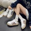 Fashion 2025 New Designer Casual Sneakers for Women Spring Autumn Lace Light Color Match Board Shoes Female High Quality Zapatos Mujer