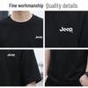 Jeep Men's Premium Heavyweight Casual Round Neck Short Sleeve T-Shirt