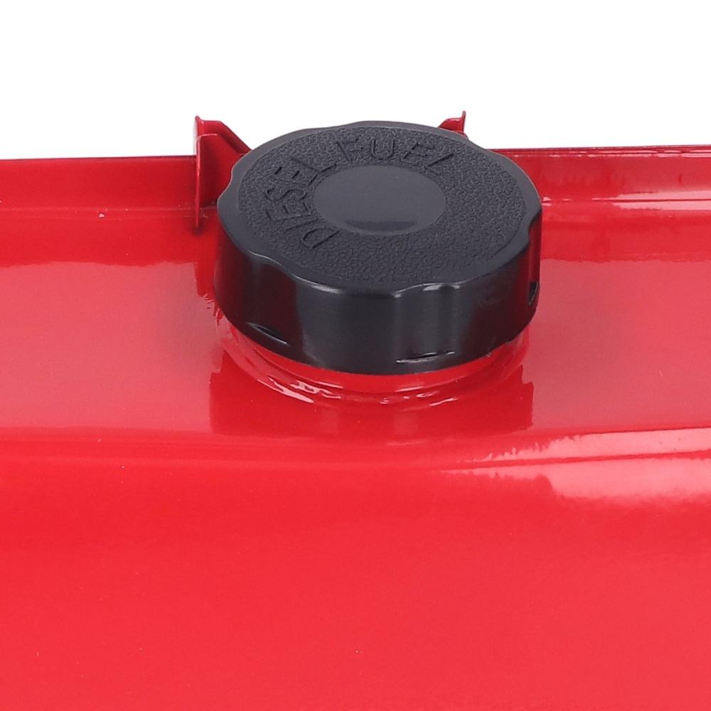 Red Diesel Fuel Tank With Oil Pipe Portable Diesel Tank for 186F 188F 192F 195F