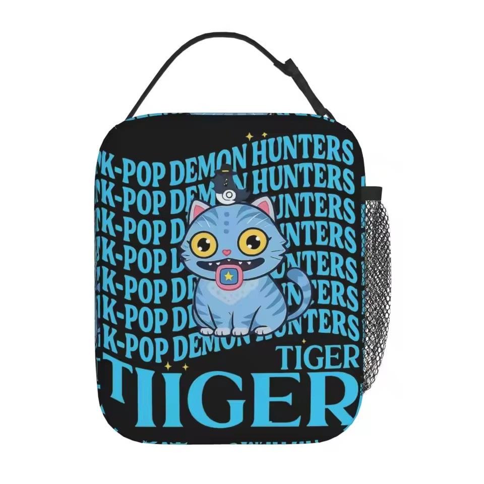 School Season Cartoon Animation Lunch Bag Children'S Full Printing 3D Digital Thermal Insulation Bag Portable Outdoor Picnic Bag