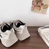 2025 spring new popular thick-soled heightened mesh dad shoes women's color matching lace-up versatile sports and leisure shoes