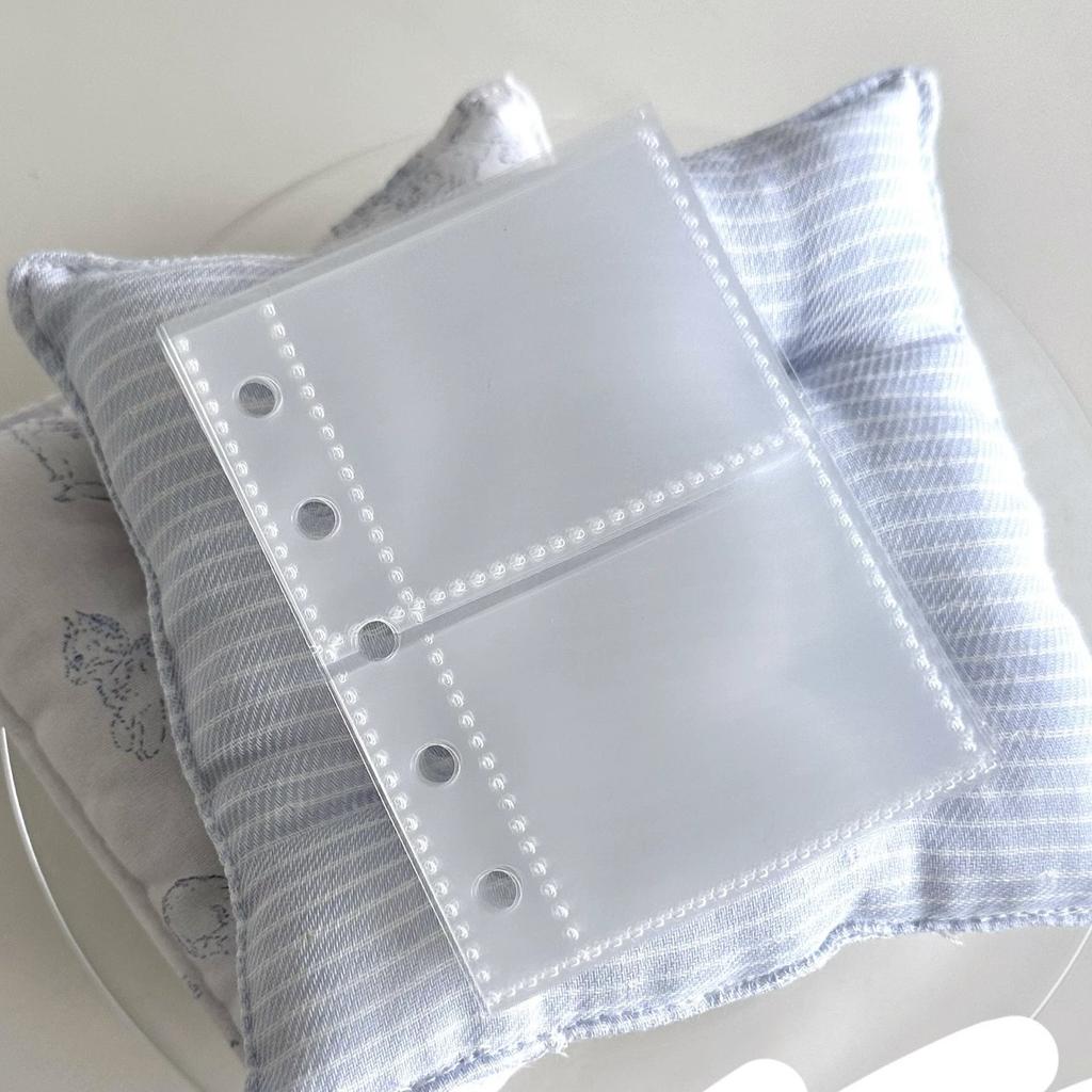 10Pcs Transparent Album Replacement Sheet, Durable PP Bag for Photo, Business Cards and Souvenirs, for Secure Storage
