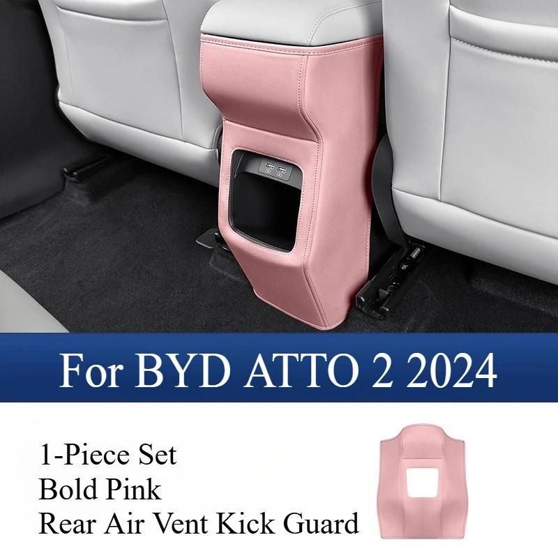 Special Original Car Color Armrest Box & Rear Anti-Kick Pad for BYD YUAN PRO ATTO 2 (2024) - Dirt-Resistant Protective Accessory