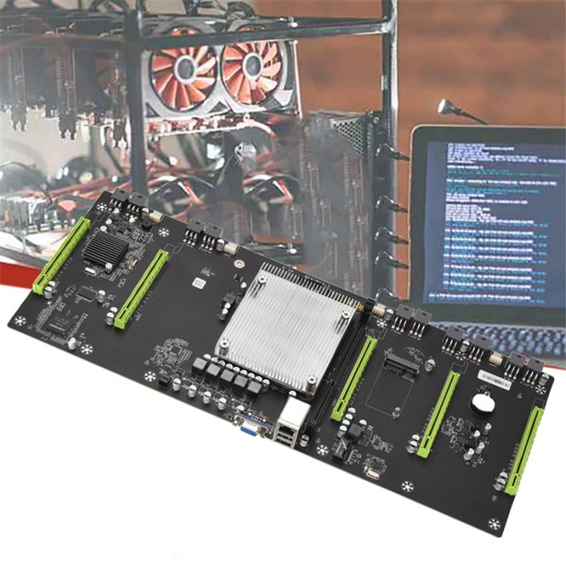 Motherboard for mining ETH79-X5B, supports all graphics cards, large interval of 80 mm, ddr3 memory, SATA with VGA interface