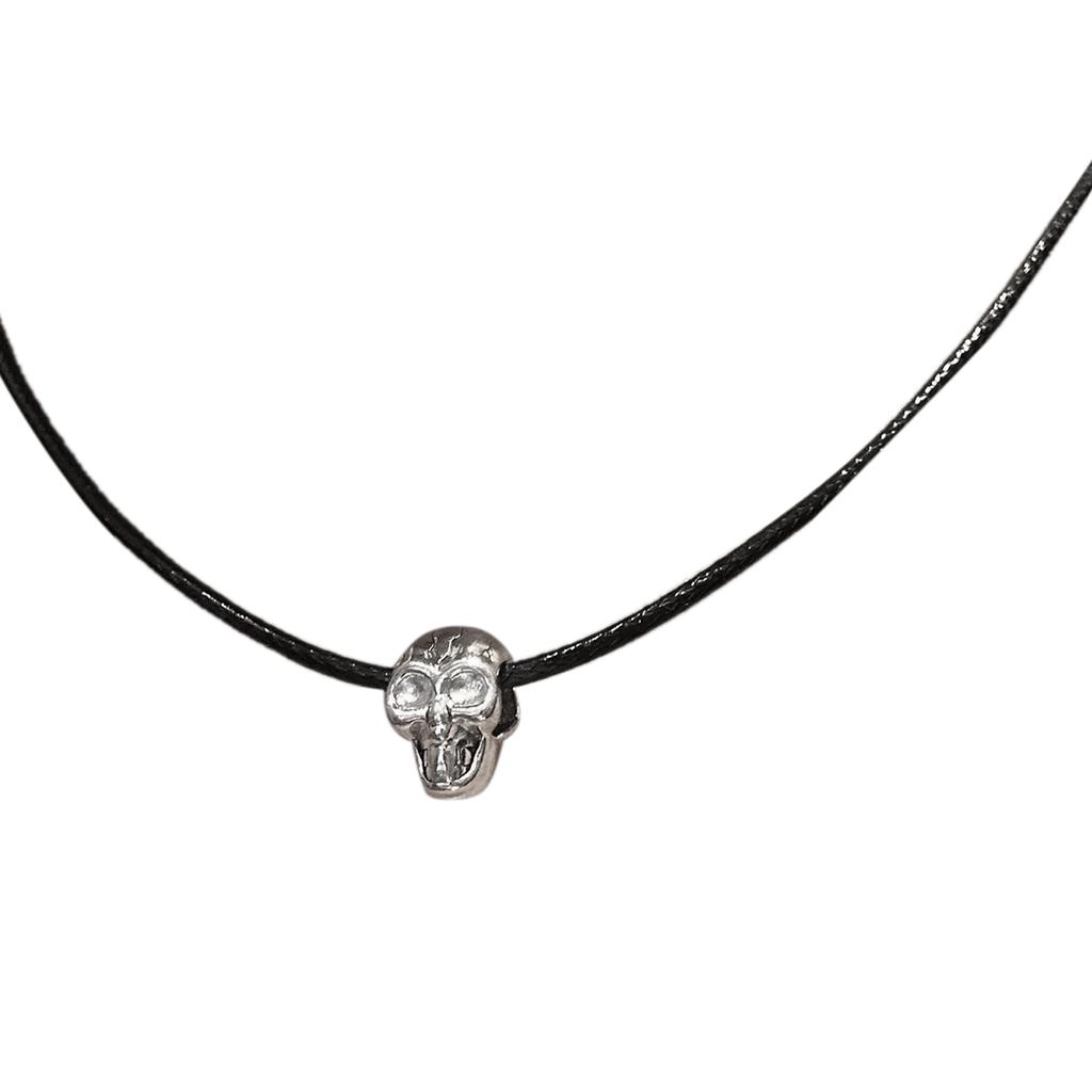 Men Women Punk Cool Skeleton Head Clavicle Chain Halloween Jewelry Gifts