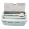 2PCS 1.1L Leakproof Lunch Box 2 Compartment Bento Lunch Box Insulated Lunch Box For Office