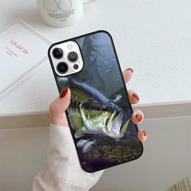 Trout Panel fish Fishing Phone Case For iPhone 13 12 Mini 14 15 16 Cover For Apple 11 Pro Max 6S 8 7 Plus SE2020 Coque