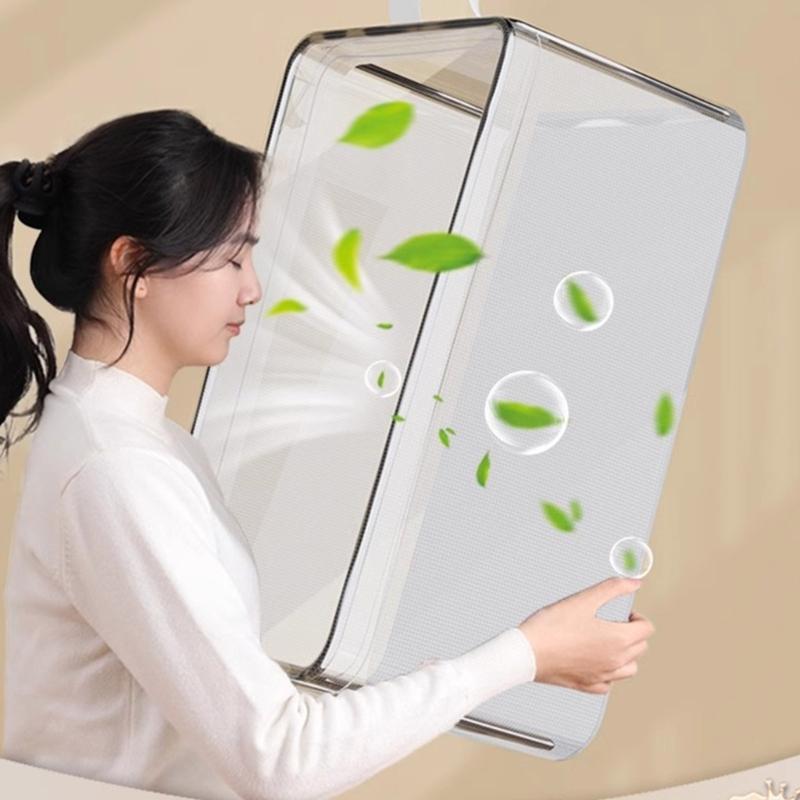 Waterproof Sturdy PVC Storage Box for Travel and Home Use Clear Home Storage Organizers for Small Items Daily Use