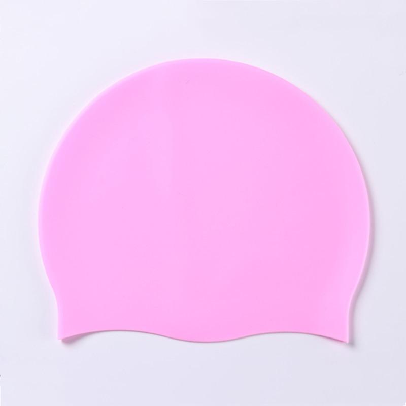 Silikonový svět Silikonová koupací čepice Muži Ženy Dlouhé vlasy Voděodolná barva Sportovní Vysoce elastická Čepice do bazénu Dospělí Čepice na potápění