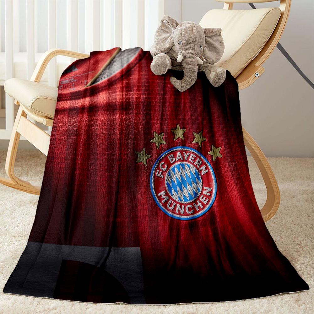 Fc Bayern Munich Blanket Ultrasoft Great For Chair Bedding Office Chair Four Seasons Multipurpose Modern Style Perfect Gift For Relatives And Friends