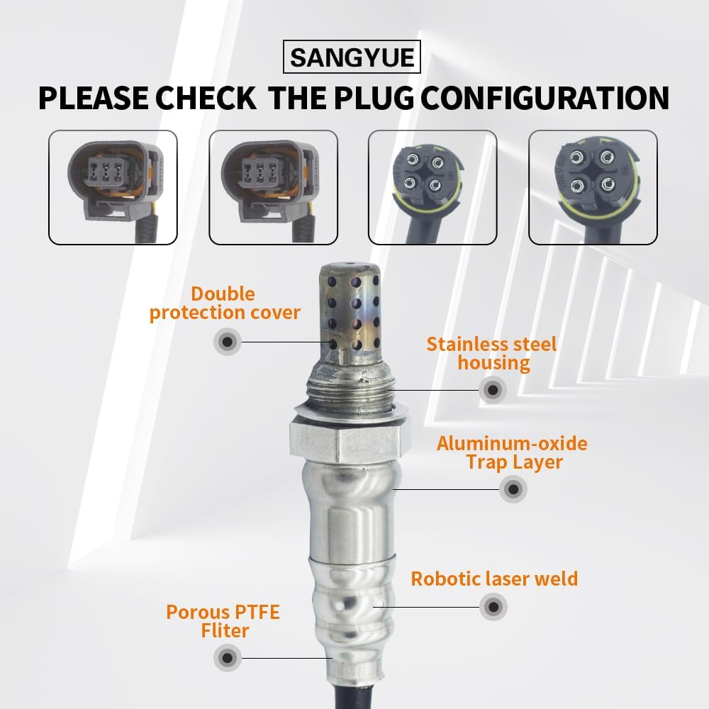 

4PCS Oxygen O2 Sensor (Only fit 4.4L Engine) for BMW X5 X6 750i 750li 550I GT xDrive 650i xDrive Gran Coupe Alpina B7 Upstream + Downstream