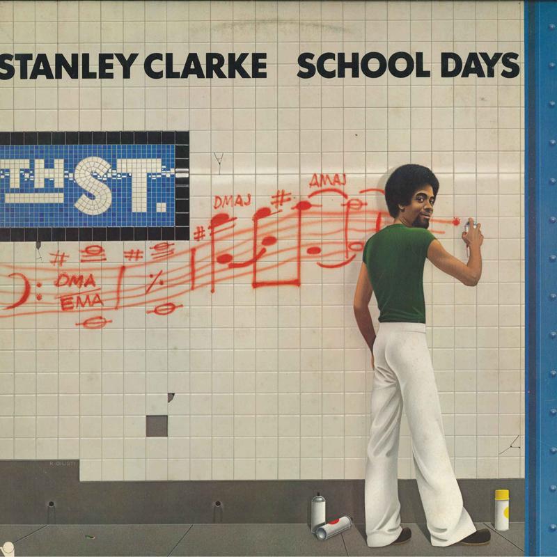 

LP Record STANLEY CLARKE - School Days NE439 NEMPEROR 1976 US Jazz Used