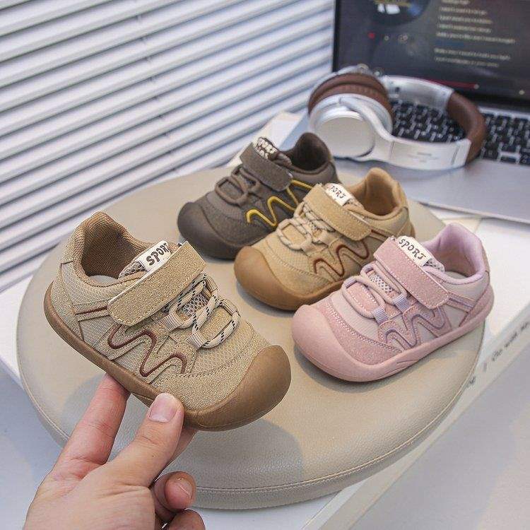 2025 baby toddler shoes spring and autumn new baby girl shoes soft sole breathable sports shoes