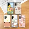 Cartoon Bubu Dudu Kawaii Handyhülle Für Samsung Galaxy S25 S24 S22 S23 Ultra S21 S20 Plus Matt Rutschfest Vollabdeckung Weiche Hülle