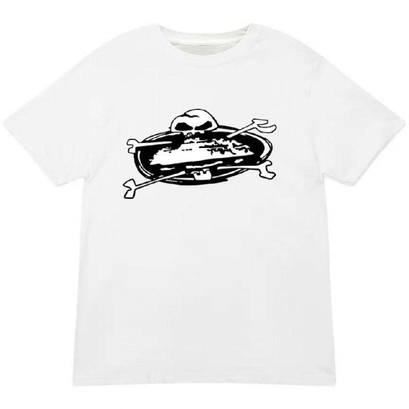 Unisex Streetwear Graphic Print Cotton Tee Loose Fit Short Sleeve Crew Neck T-Shirt Men Women