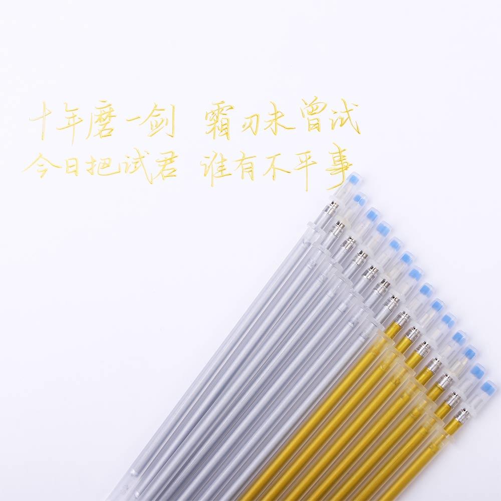 Ink Refill White Inks Stationery Signature Rods DIY Scrapbooking Tool Gel Pen Refills Gel Ink Pen
