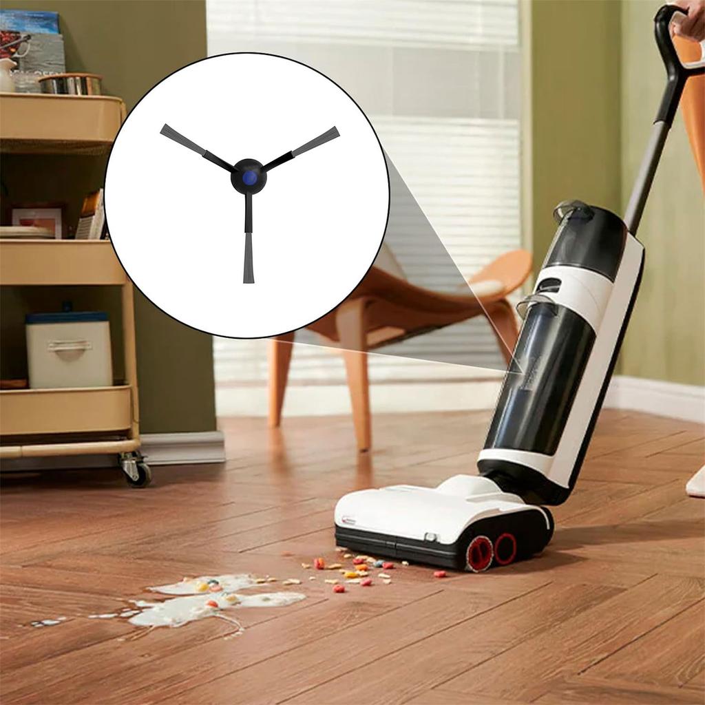 Pack of 8 Side Brush Spare Parts Sweeping Robot Accessory Plastic Material Replacement Brush for T30 Pro Vacuum Cleaner