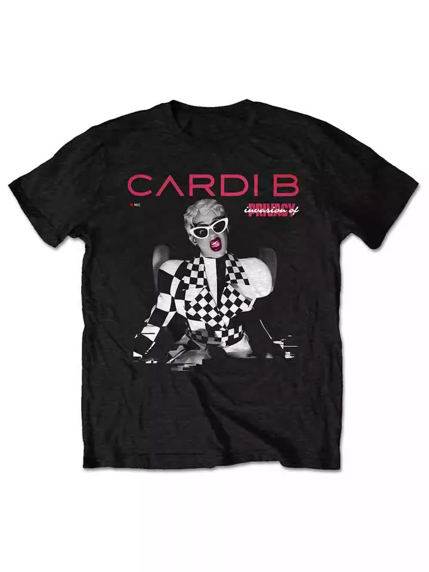 

Cardi B - American New Generation Rap Female Singer. American Retro Summer Women s Pure Cotton T-shirt Short Sleeves. - Men s... S разноцветный