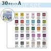 Kuretake ZIG Clean Color Real Brush Pen, 30 Colors, RB-6000AT/30VA