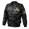 Chaqueta de Cuero de Locomotora para Hombre de Primavera y Otoño, Chaqueta de Cuero PU Lavado, Chaqueta de Cuero de Moda para Hombre