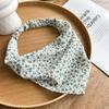 Chiffon Triangle HeadScarf Elastic Band Ladies Turban Summer Autumn Hair Accessories  Girls