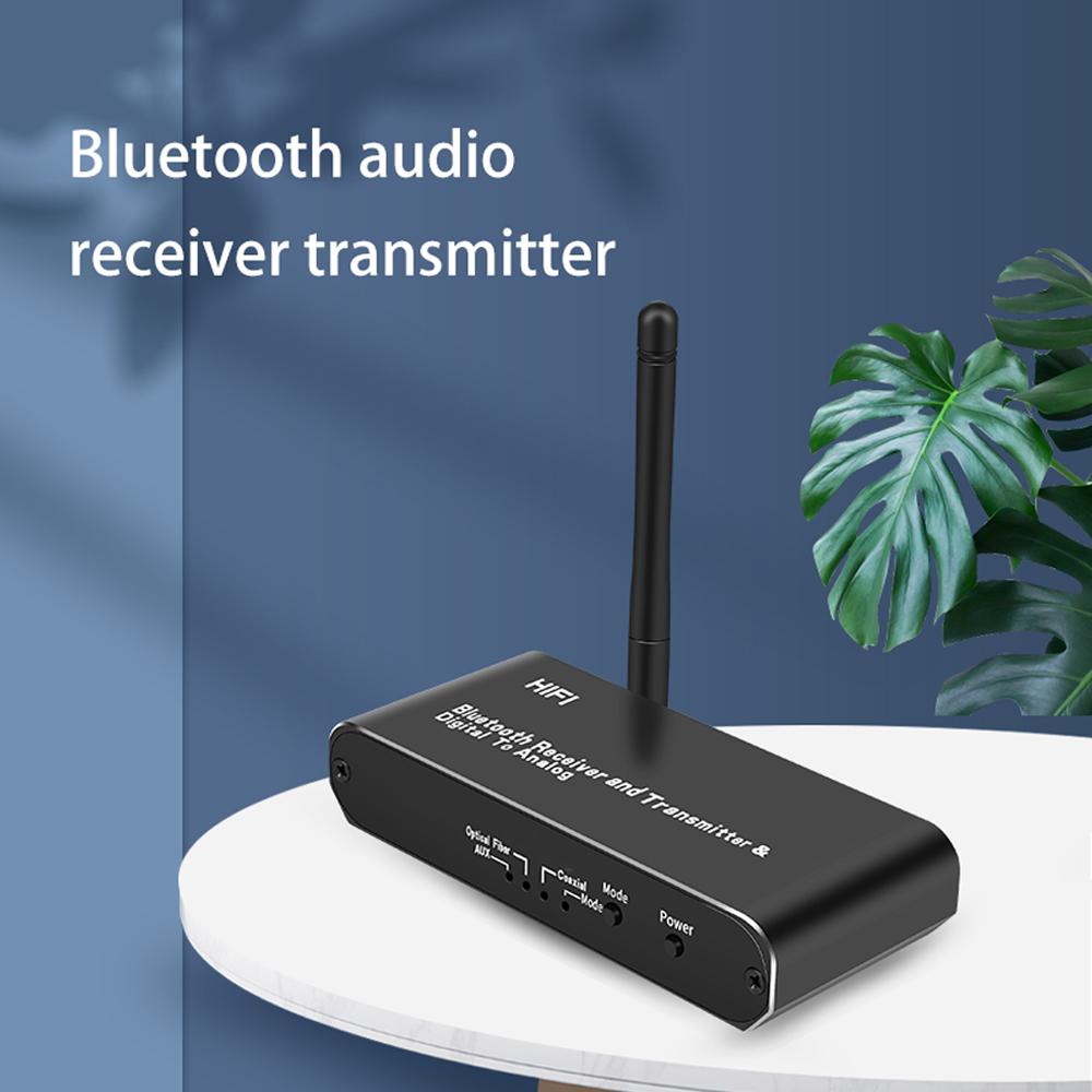 VAORLO HiFi Wireless Bluetooth 5.0 Sender Empfänger Unterstützung Digital zu Analog Stereo Musik Für TV Kopfhörer Konverter