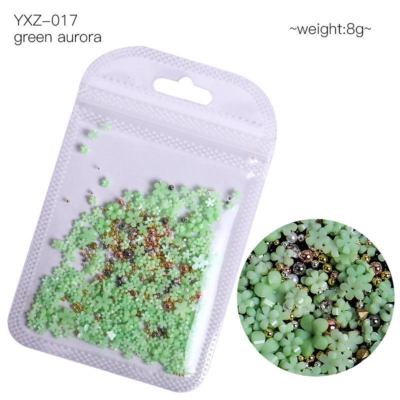 Bijuterii Nail Art Tridimensională Floare cu Cinci Petale Rășină Floare Mică Vârf de Deget Decorare Nail Art Mixt