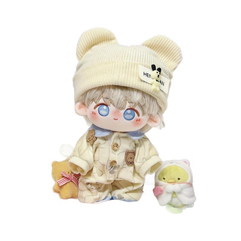 20cm Cotton Doll Onesie Pajamas - Winter Crawling Suit, Cute Original Design, Changeable Doll Outfit