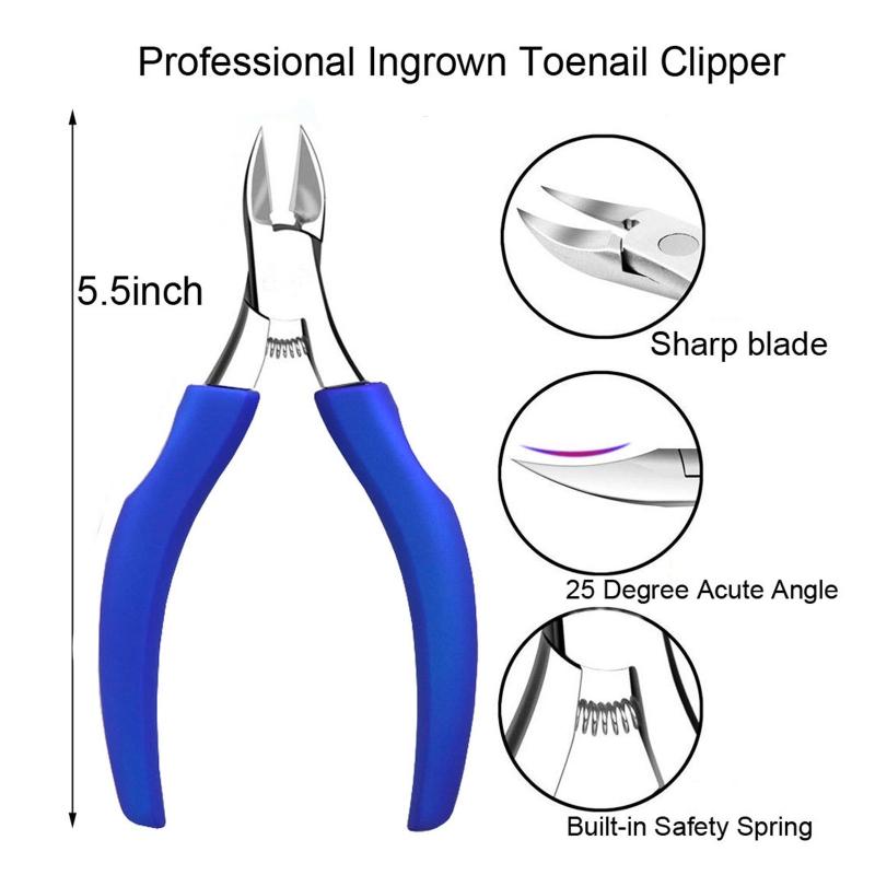 Toenail Clipper Ingrown Toenail Removal Kit Thick Nail Hard Nail Professional