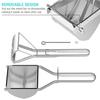 LMETJMA Potato Ricer Stainless Steel Potato Masher Heavy Duty Potato Ricer Masher For Baby Food Fruit Vegetable Juicer KC0154