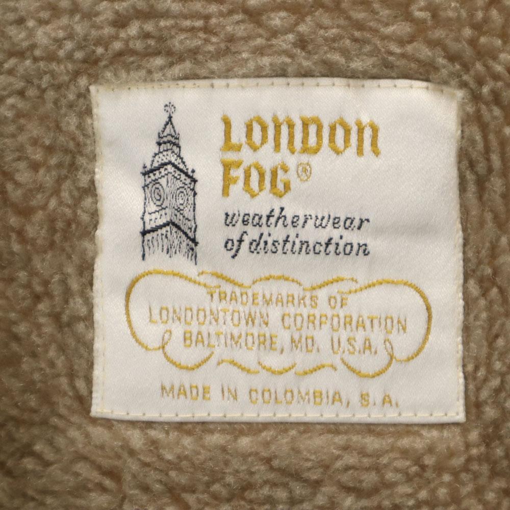 LONDON FOG 80s Vintage Jacket 40 Beige With Blouson Liner Men's Used