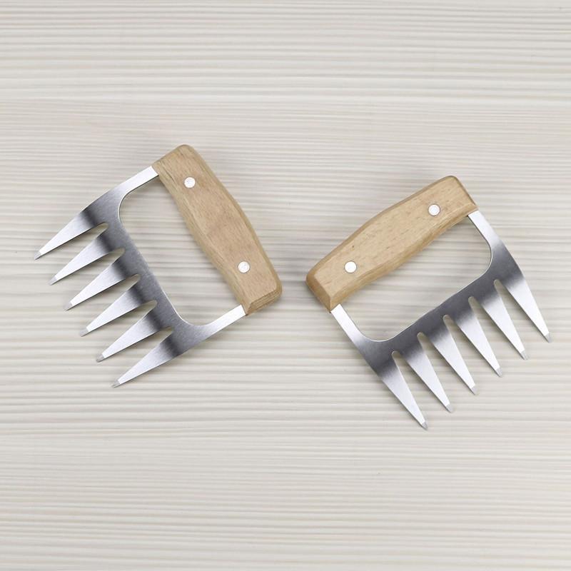 Meat Metal Claws Handler Fork Tongs Pull Shred Pork Toss Shredder Bbq