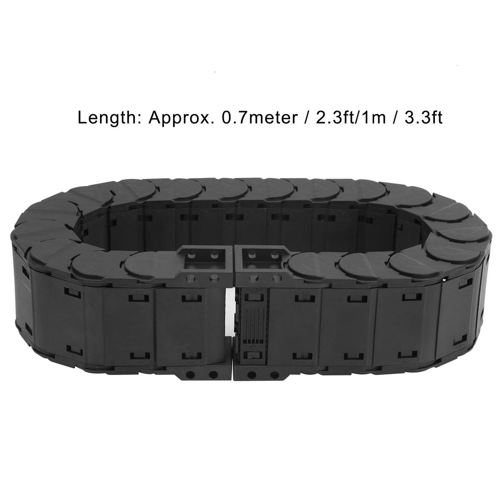 Cable Drag Chain Full Enclosed Low Noise Series   Towlines Removable Assembly