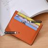 Ultra-Thin Genuine Leather Business Card Holder Compact Wallet Simple Design Top Layer Cowhide Single-Piece Card Sleeve High-End
