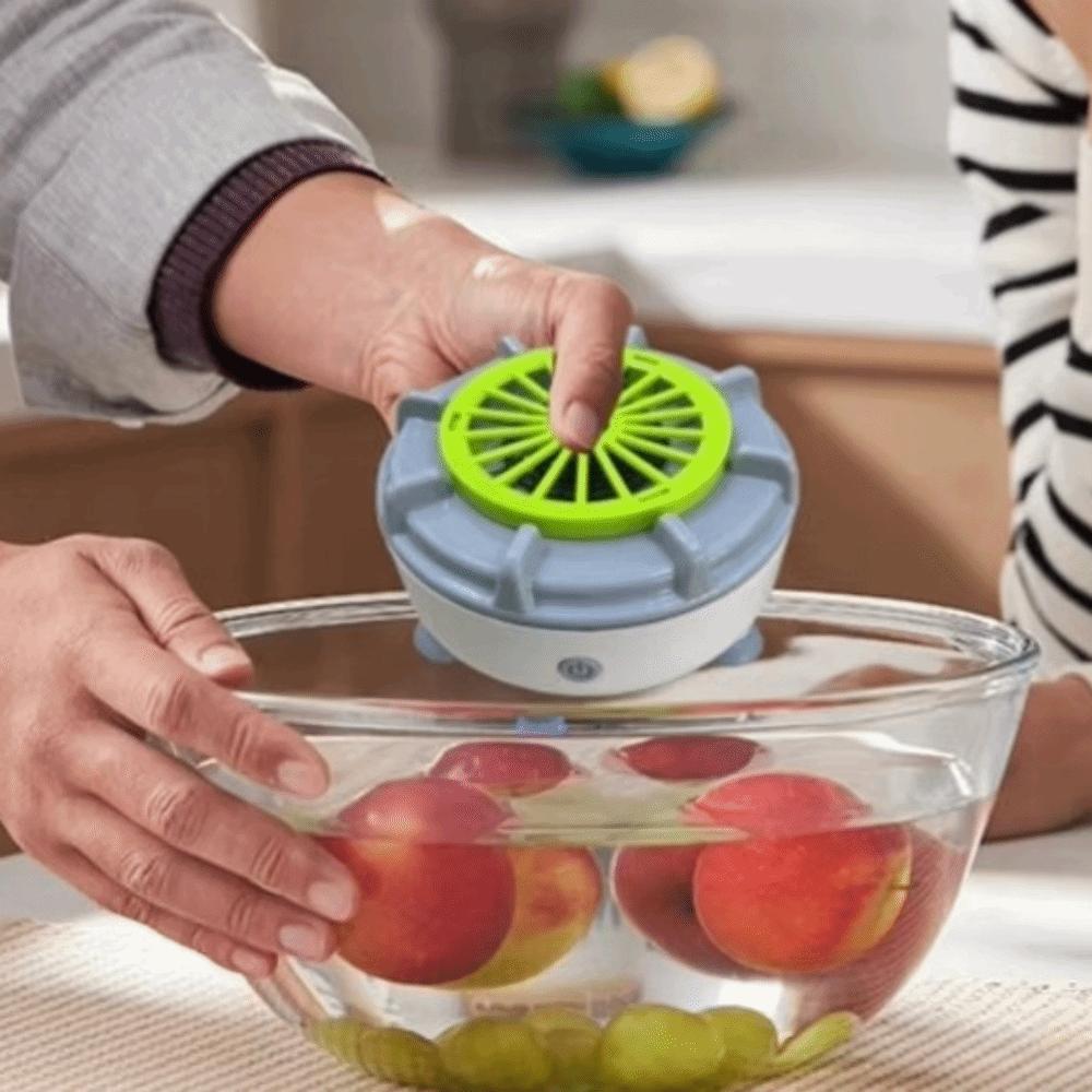 Fully Automatic Fruit Cleaner Machine Waterproof Portable Vegetable Cleaner Device Multi Functional Large Capacity