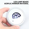 New Luminous Car Coaster Water Cup Holder Pad Anti-slip Mat Auto Accessories For Volkswagen VW Caddy Scirocco CC Touareg Tiguan
