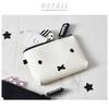 design Miffy x x x x White P+g NUU-small (White) W14.0 H9.5 D2.0cm (5.9" 3.7" 0.8") Face (PG-29701)